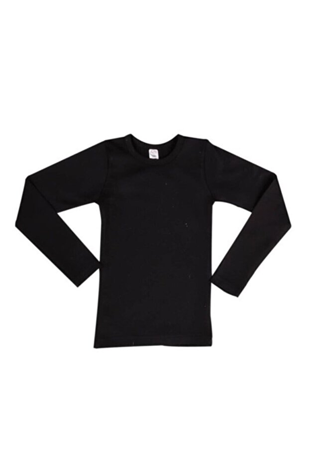 Underwear Girls & Boys Thermal Top Body Black.