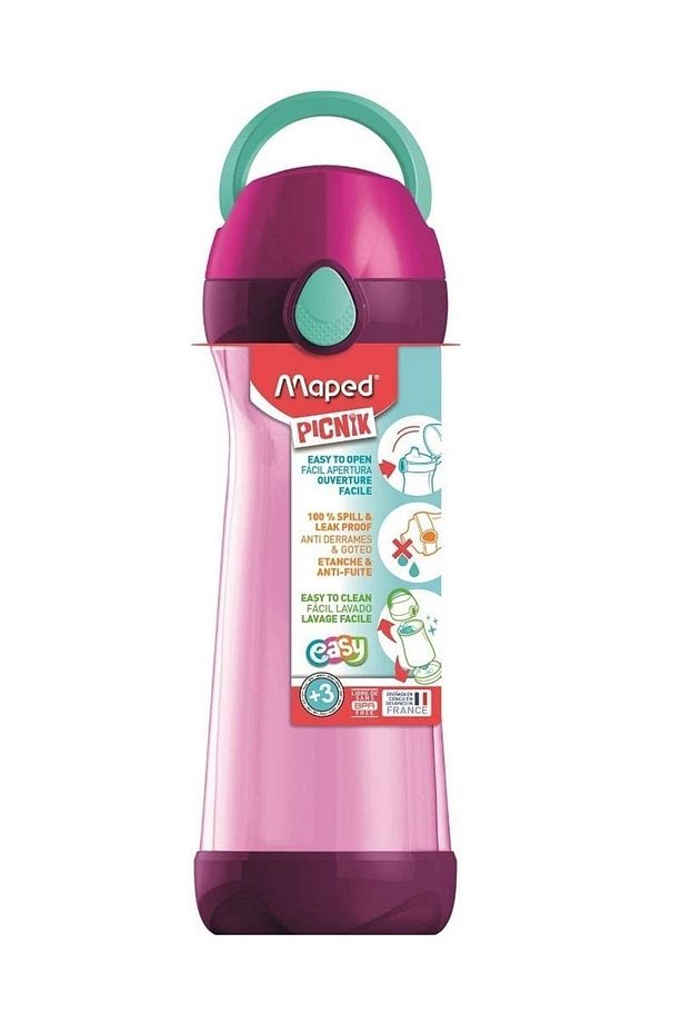Ofis Ve Kirtasiye 871616 Su Matarası, Mor/pembe/turkuaz, 580 Ml - 1
