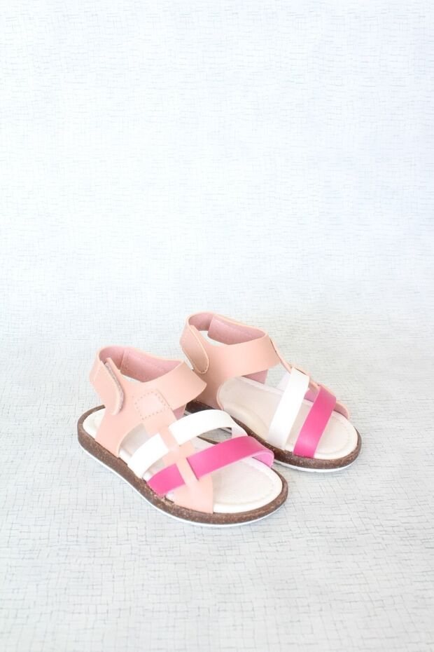 Devojčice, roze sandale - 1
