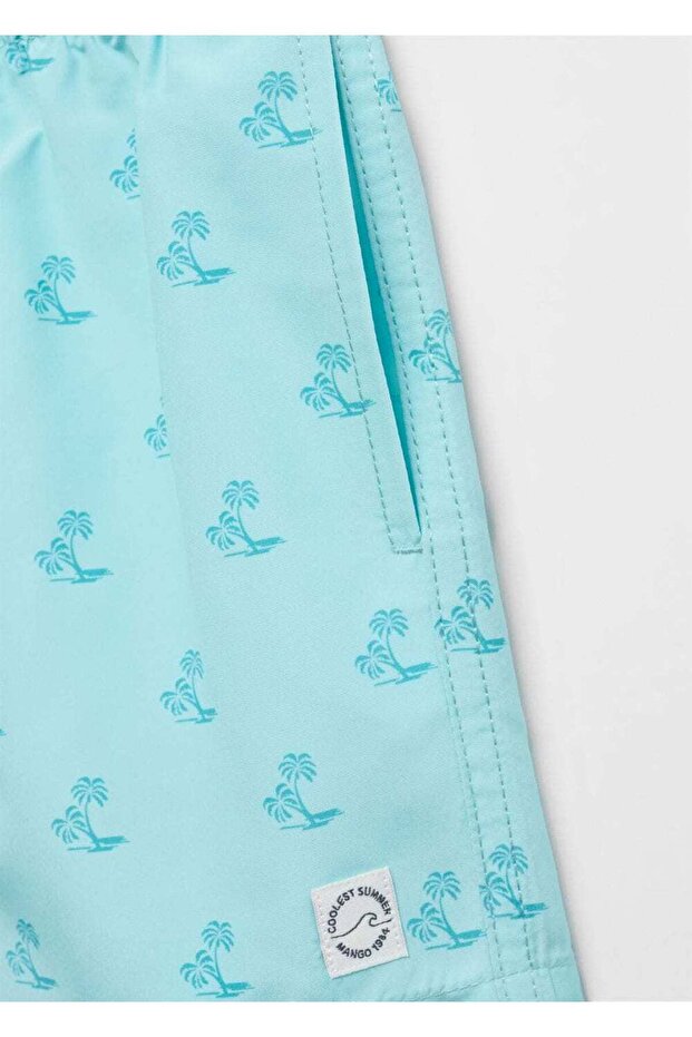 Palmiye baskılı mayo - 3