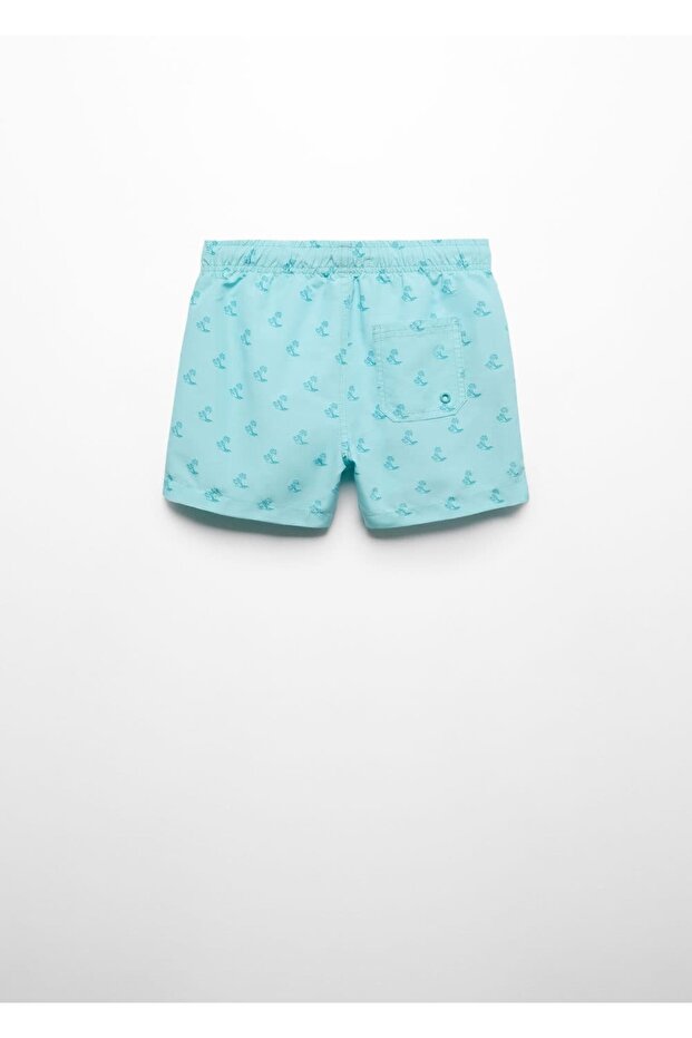 Palmiye baskılı mayo - 2