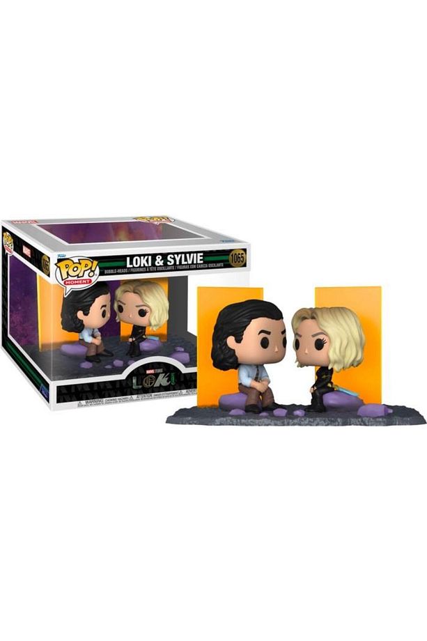 Pop Moment: Marvel Loki - Loki & Sylvie Special Edition No:1065 Bobble-head - 1