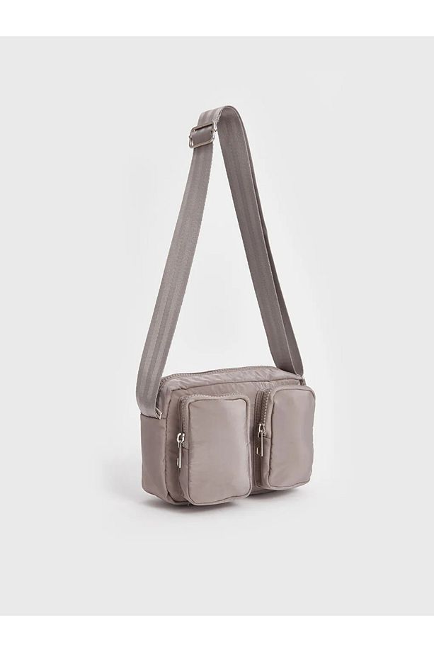 LCW ACCESSORIES Gri Ayarlanabilir Askılı Kadın Kol Çantası - 3