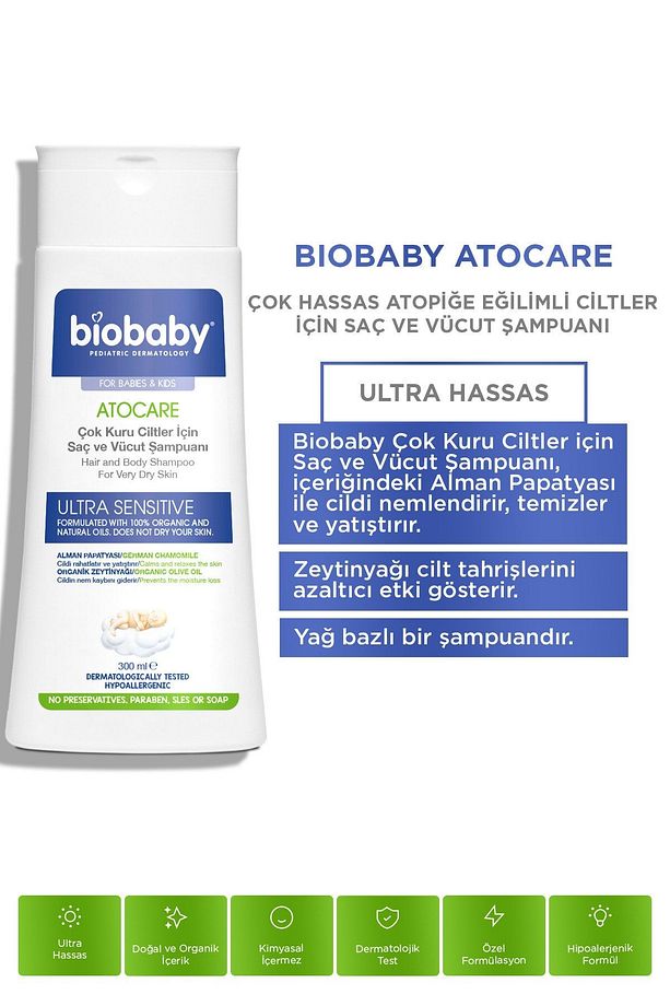 Kuru Ve Atopik Ciltler Için Şampuan 300 Ml + Krem 100 ml Çok Kuru Ciltler Avantajlı Paket - 4