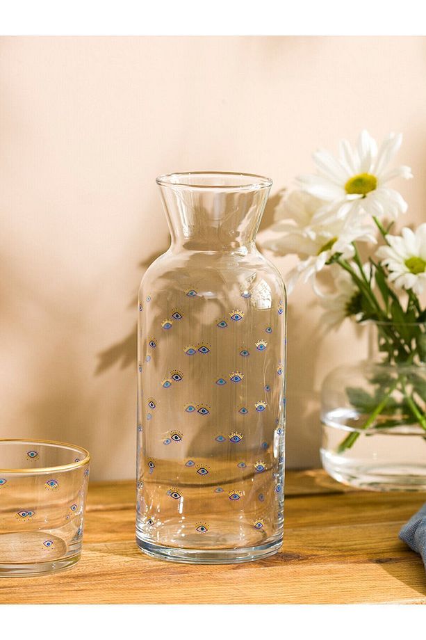 LCW HOME Göz Baskılı Cam Sürahi 700 Ml - 5