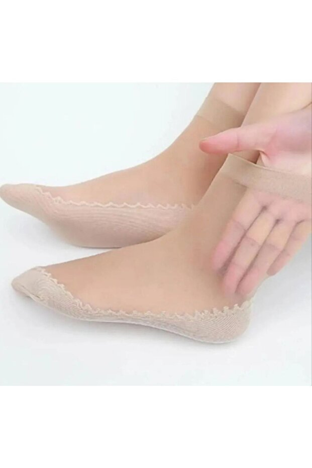 Fit 15 Thin Skin Pantyhose Socks 5 Pairs