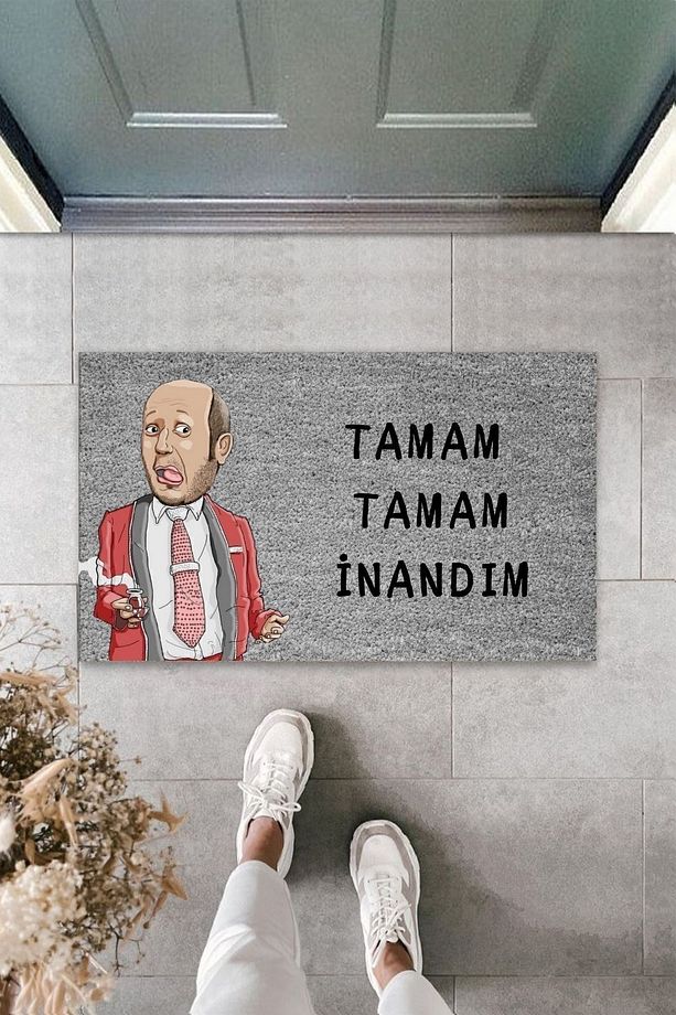 Modern Dijital Baskı - Ismail Abi Paspas - Tamam Inandık - Kapı Önü Paspası - 1