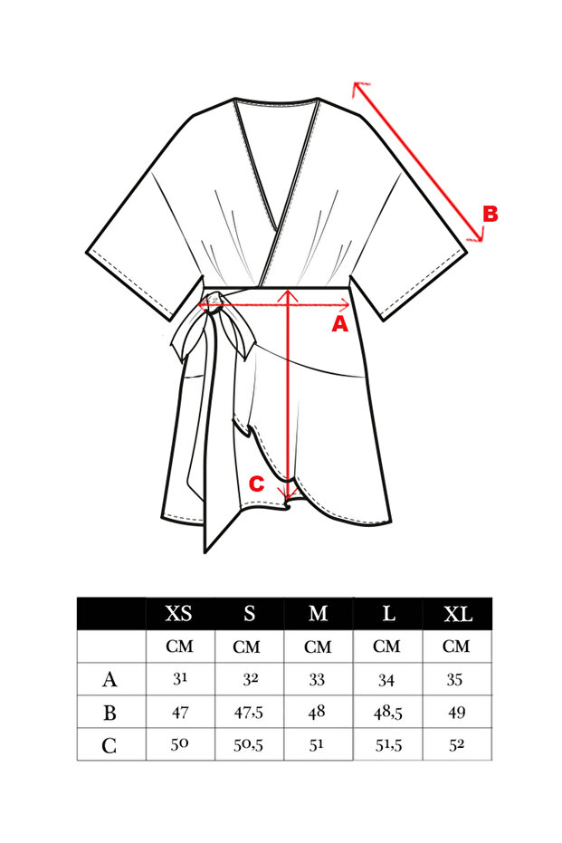 Ekru Kimono Elbise - 8