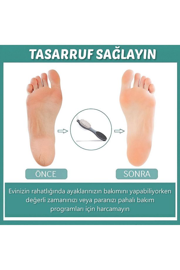 4 Fonksiyonlu Topuk Törpüsü Ayak Bakım Seti | 4 in 1 Set - 6