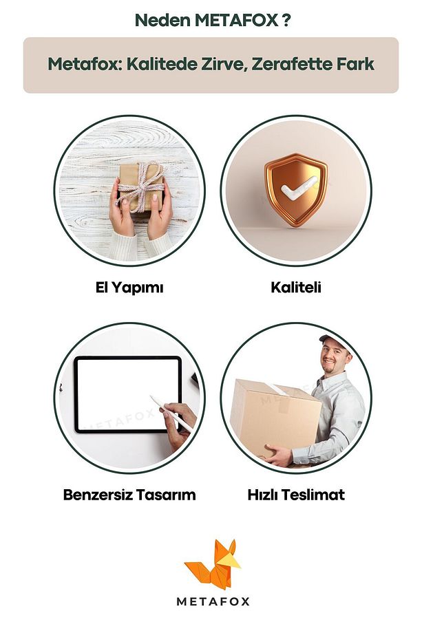 Küllük Kül Tablası Sigara Küllüğü Altın Eskitme Renk Model 3 - 7