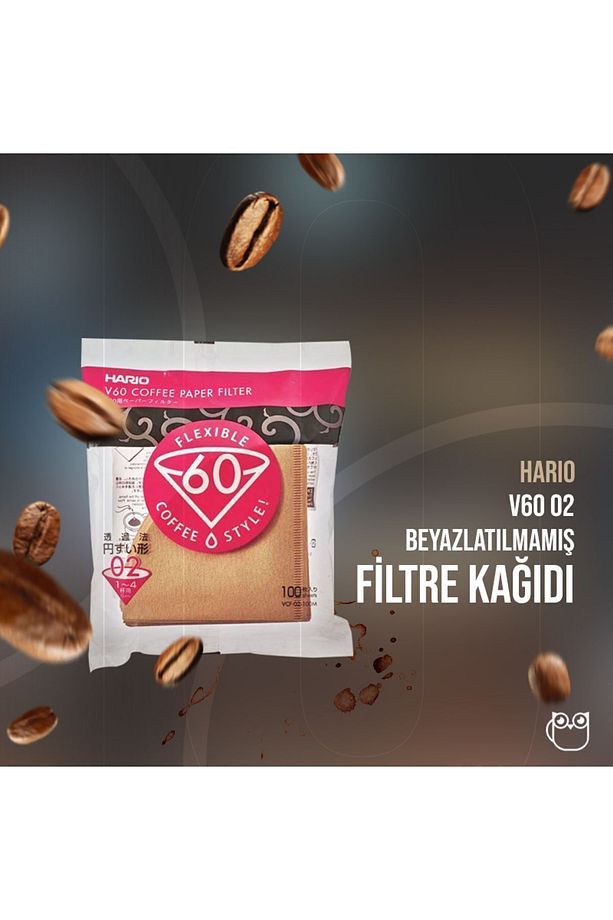 V60 02 Filtre Kahve Kağıdı 100 Adet Kahverengi - 2