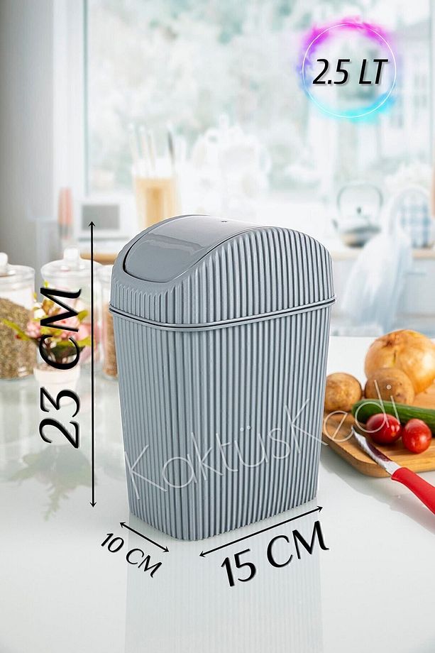 Mini Çöp Kovası - Masaüstü Çöp Kutusu - 3