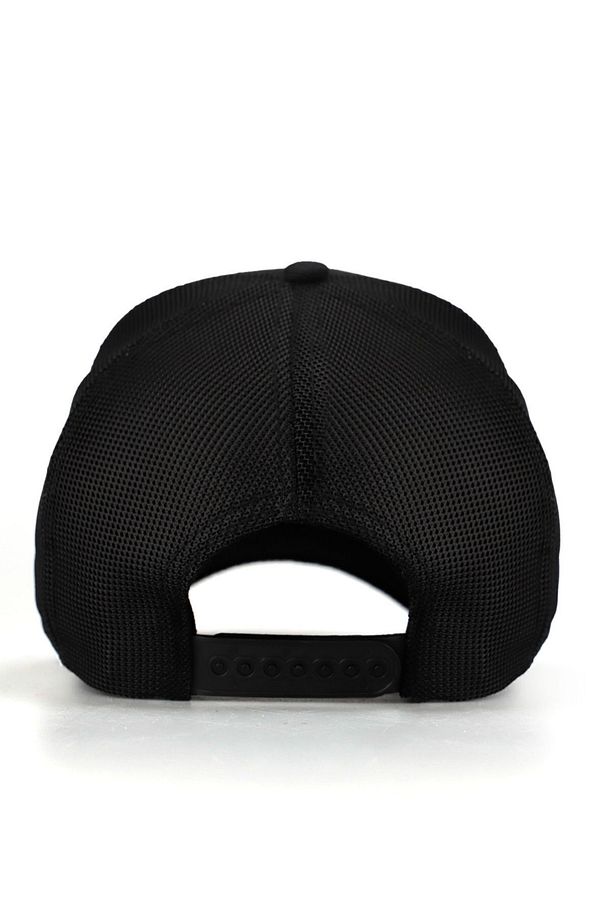 V1 Duckside Logolu Siyah Trucker Şapka - 7
