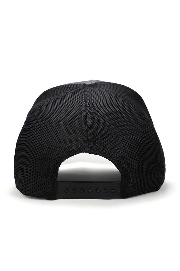 V2 Back To The Future Logolu Antrasit-siyah Trucker Şapka - 5