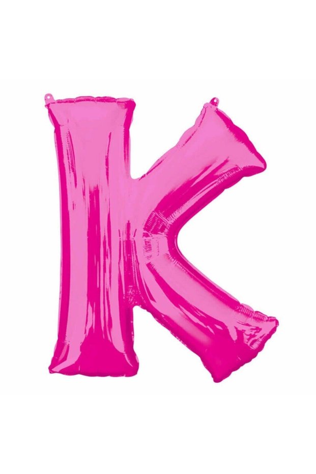 Opportunity Month 1 Meter Pink Letter K Foil Letter Balloon Pink Foil Balloon Letter K Balloon Suitable Foil