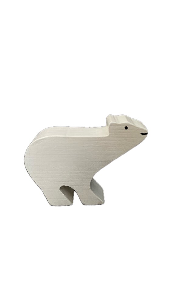 Wooden Toy Animals - Polar Bear