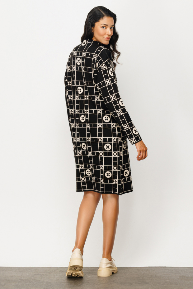 On Midi Boy Triko Elbise - 6