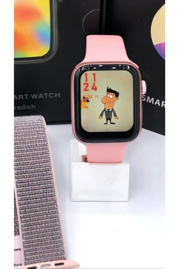 Smart Watch 6s Akıllı Saat Konuşma Özellikli Türkçe Menü Yan Tuşlar Aktif Uygulama - 1