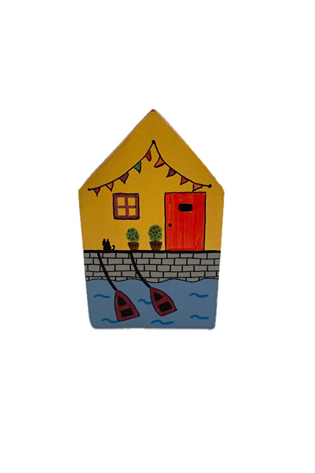 Wooden Toy Colorful Houses