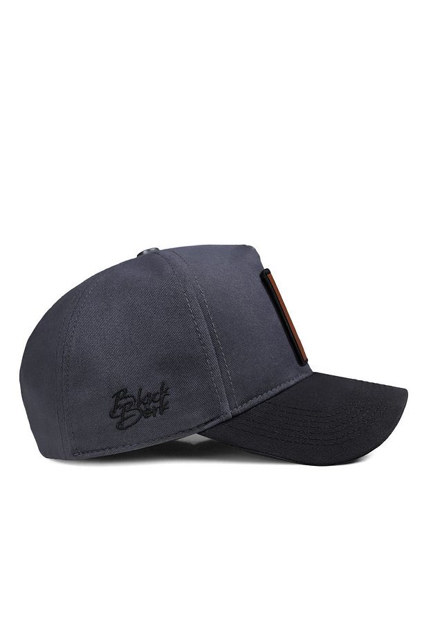 V1 Aslan Logolu Siyah-antrasit Trucker Şapka - 2