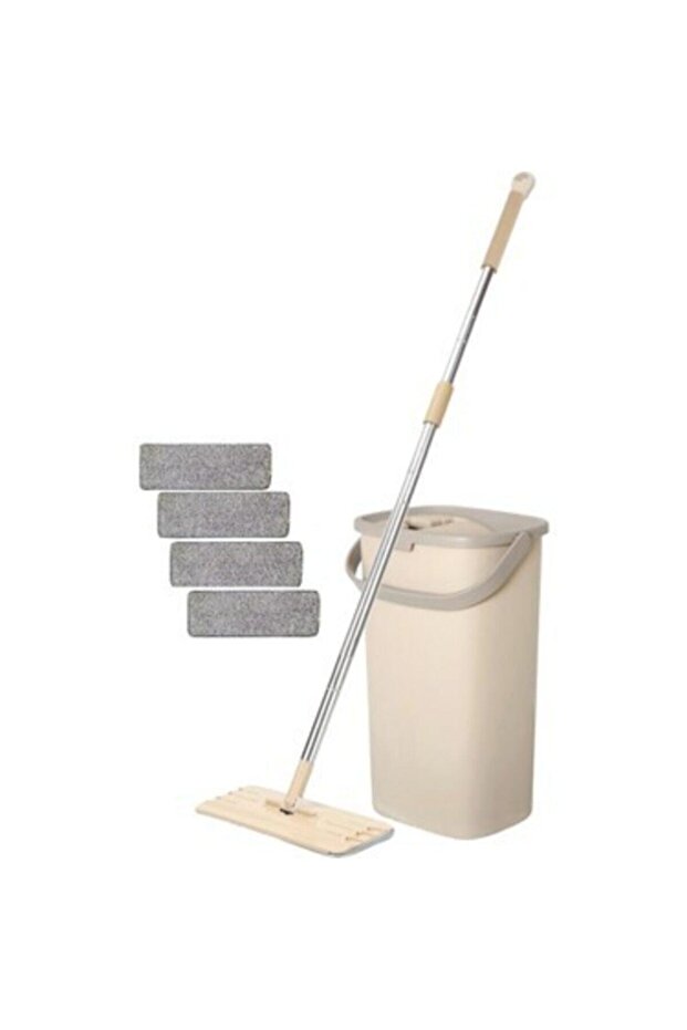 Magic Flat Mop Set 4 Microfiber Bez Flat4 - 1