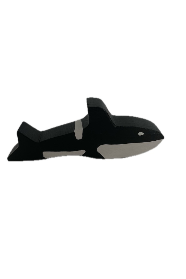 Wooden Toy Animals - Killer Whale Orca