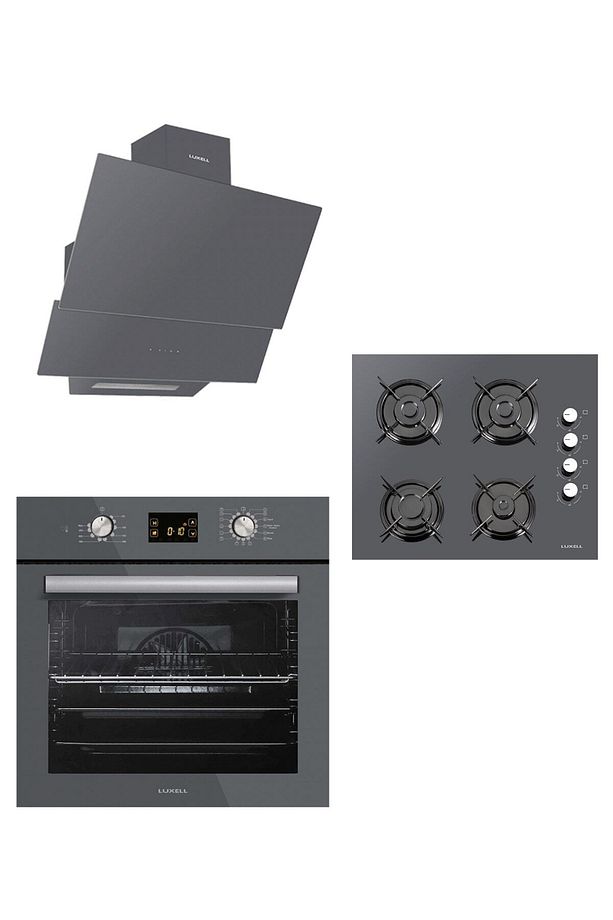 Opall 15 Program Ankastre Metalik Gri Set (b66-sgf3 Opall Fırın + 40tahdf Opall Ocak + 835 Op - 1