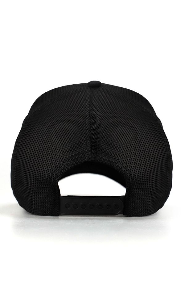 V1 Kartal Logolu Siyah Trucker Şapka - 7