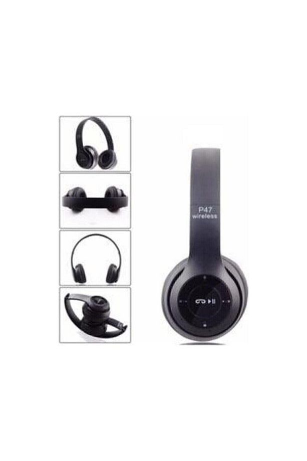 SW44 Bluetooth Katlanabilir Kulaklık -Siyah - 2