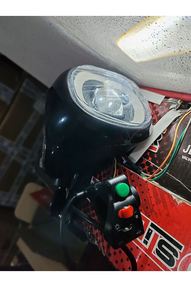 Vsm Ekran ve kontak seti kornalı farlı 48V 60V uyumludur - 4