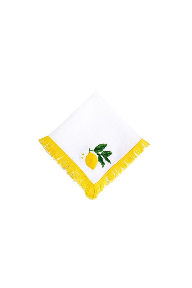 Limon Desenli Sarı Püsküllü Runner ( 1 Adet ) - 4