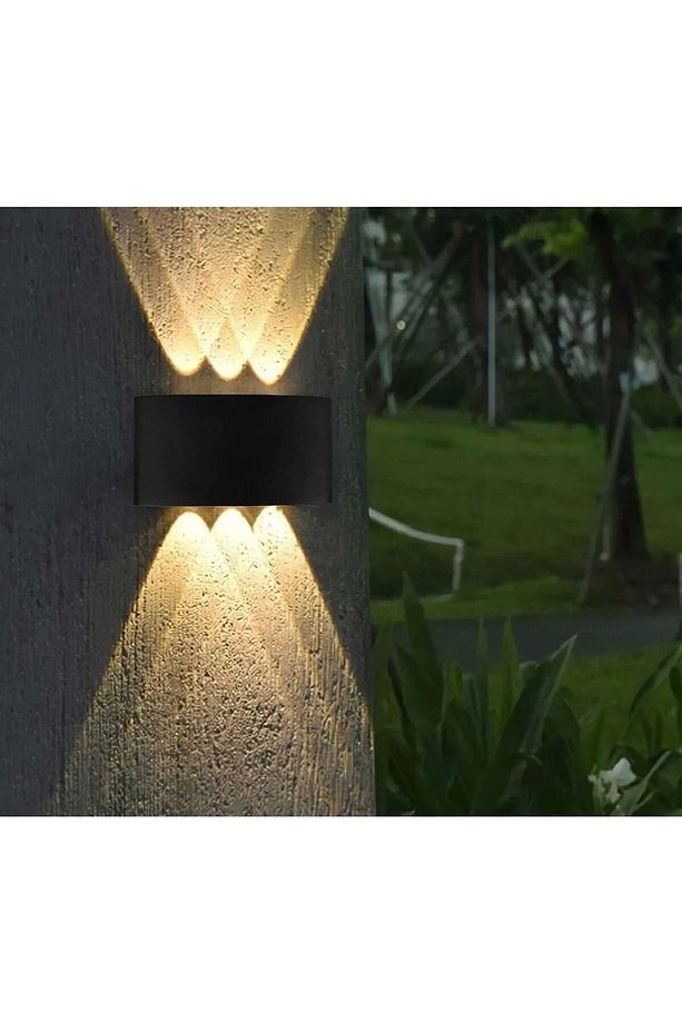 Iç & Dış Mekan  10W  Watt Duvar Apliği Günışığı Renk Led Dekoratif Duvar Aplik - 1