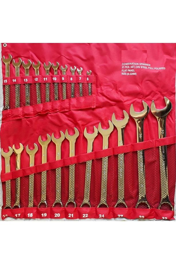 Kombine Anahtar Seti Full Takım Profesyonel Set 21 Parça - 1