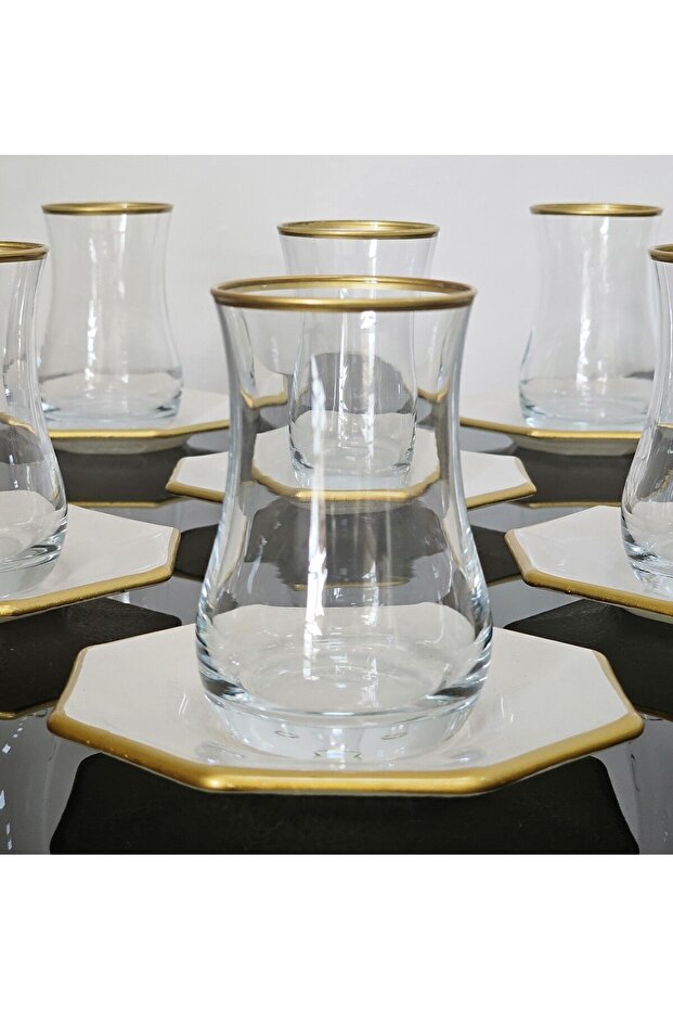 Çay Set 12 Parça Krem - 2