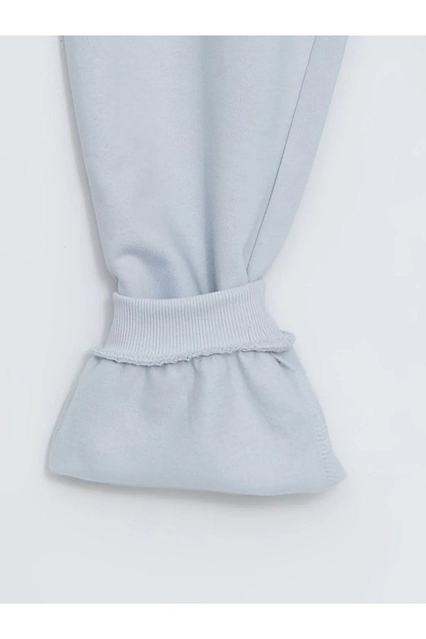 LCW Vision Mat Mavi Kadın Beli Lastikli Düz Jogger Eşofman Altı - 2