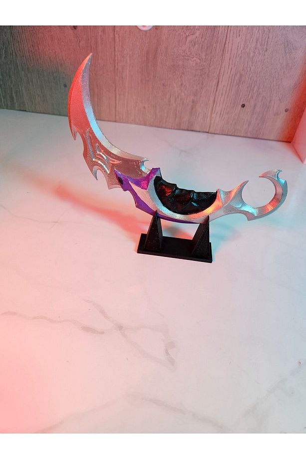 Valorant Yağmacı Karambit-Reaver Karambit- Plastik Figür - 7