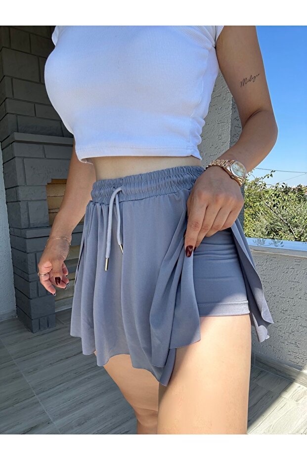 Sandy Taytlı Şort - 3