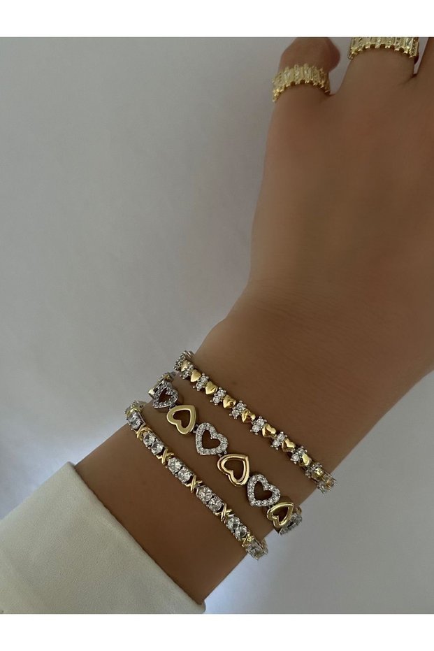 Xoxo Zircon Stone Bracelet 17-19 cm