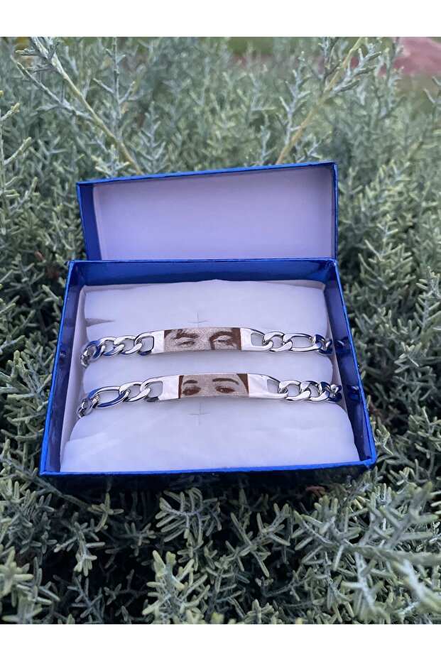 Lazer Baskı Çelik Göz Bileklik - 1