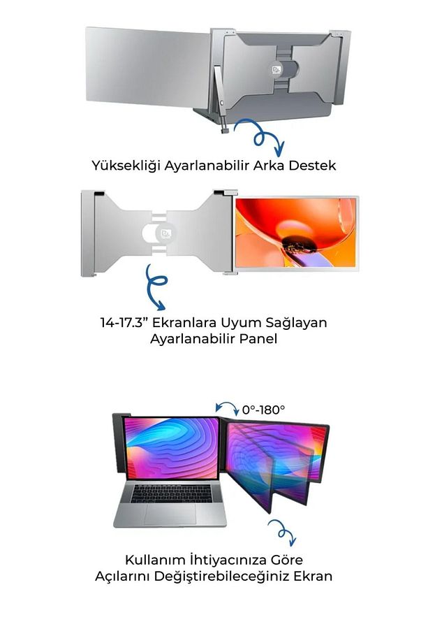 14” Taşınabilir Tekli Monitör - 6