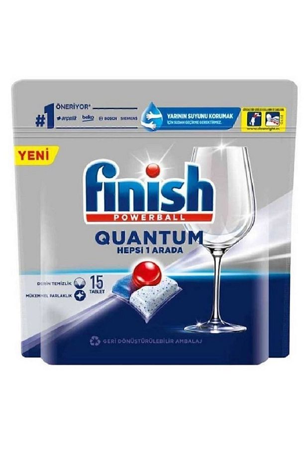 Quantum Hepsi Bir Arada 15 Tablet Bulaşık Makinesi Deterjanı - 1