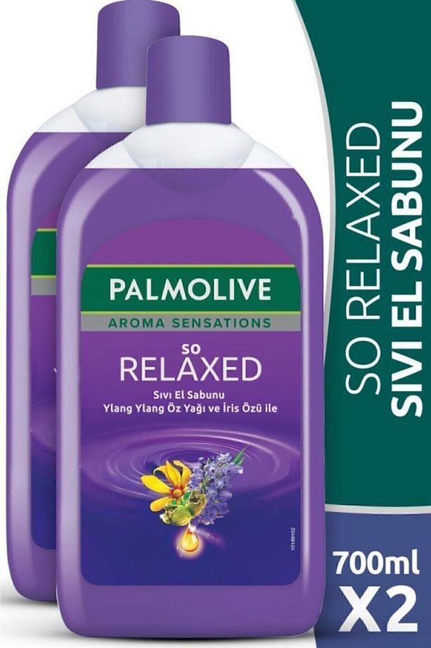 Aroma Sensations So Relaxed Ylang Ylang Öz Yağı ve İris Özü ile Sıvı El Sabunu 2 x 700 ml - 1