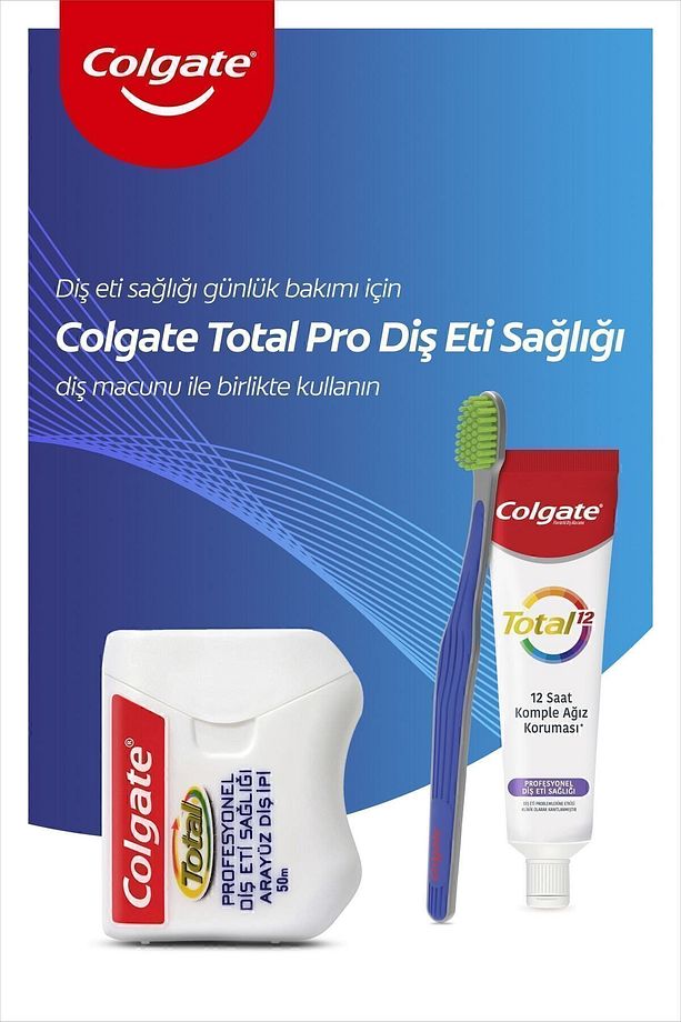 Total Profesyonel Diş Eti Sağlığı Arayüz Diş İpi 3 x 50 m - 8