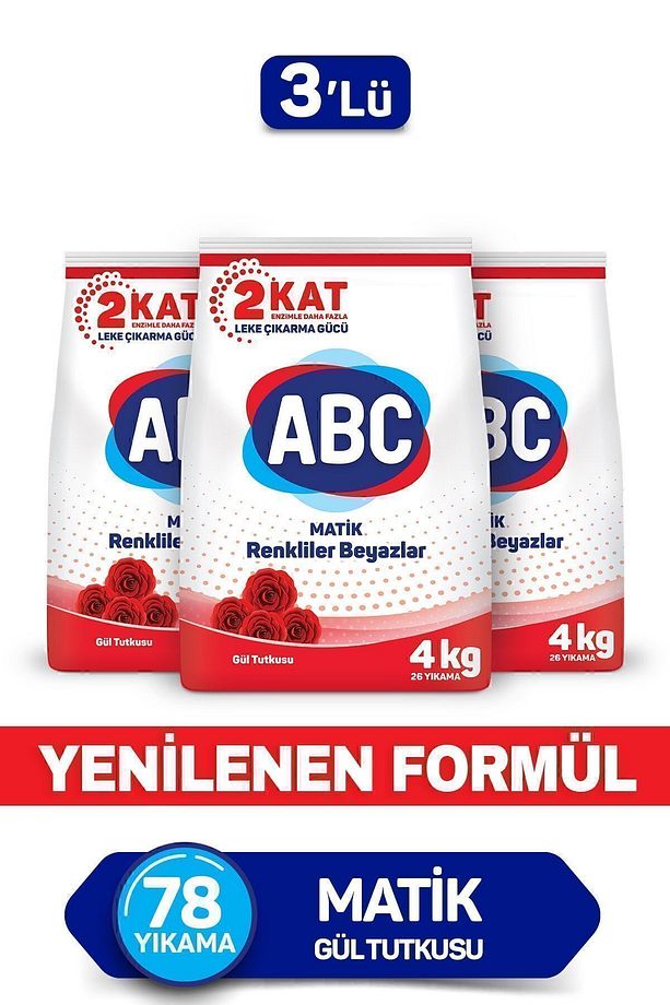 Matik Gül Tutkusu 4kgx3 Adet - 1