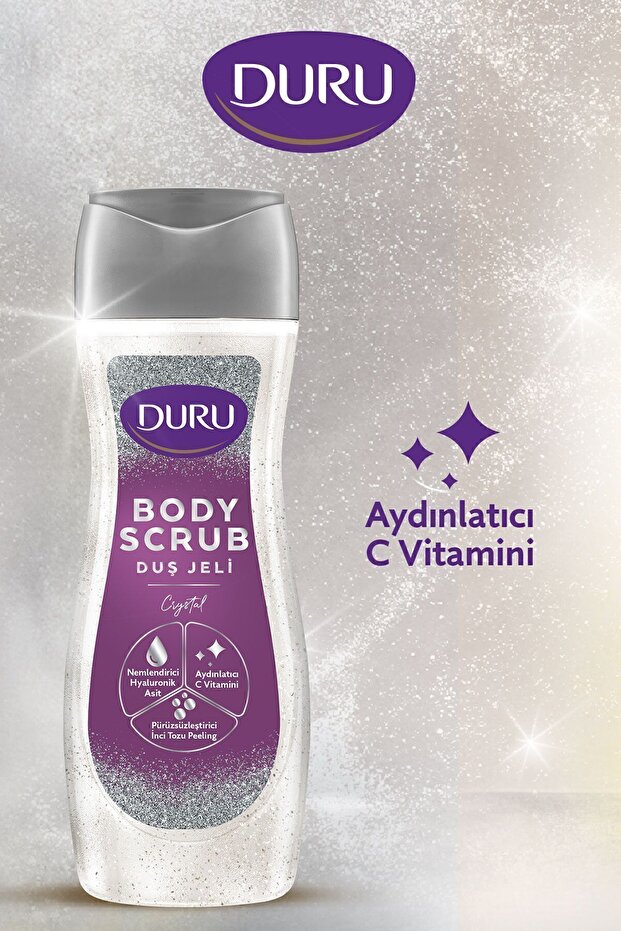 Body Scrub Crystal Duş Jeli 2x450 Ml - 4