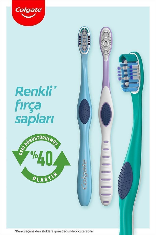 360 Komple Ağız Temizliği Çok Yönlü Koruma Yumuşak Diş Fırçası 1+1 Fırça Kabı Hediye - 8