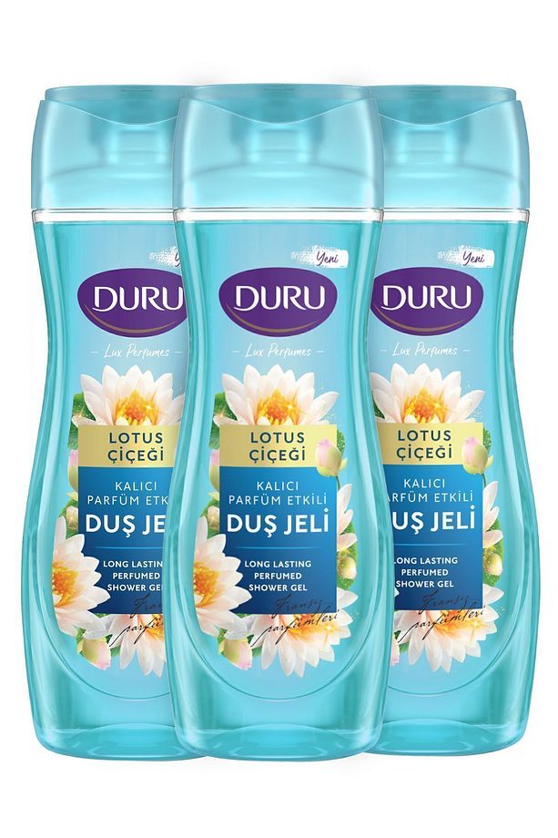 Lüx Perfumes Lotus Çiçeği Vegan Duş Jeli 3x450ml - 1