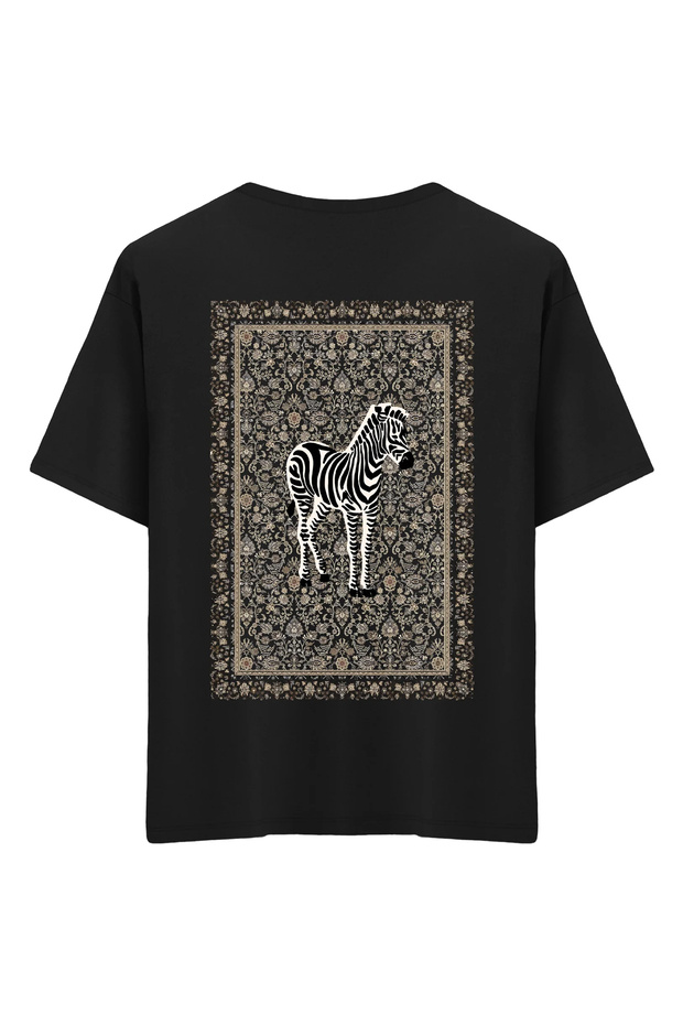 Unisex Zebra - Μπλουζάκι Oversize - 1