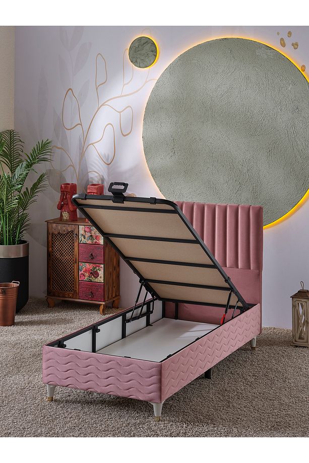 Ezgi Tek Kişilik 3Lü Set Yatak+Baza+Başlık - 3