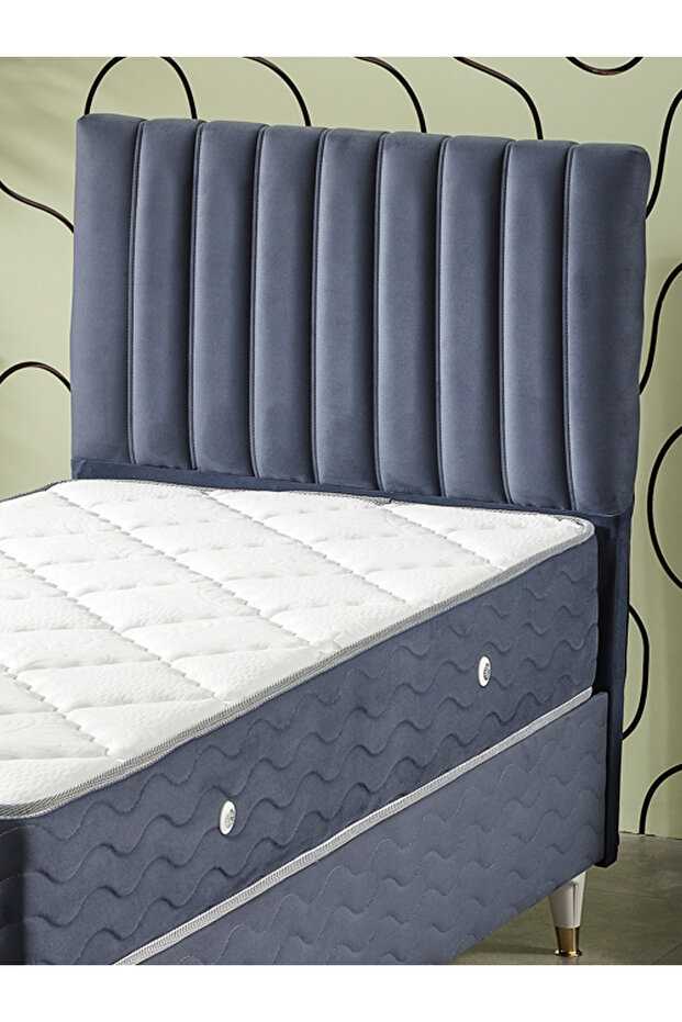 Ezgi Tek Kişilik 3Lü Set Yatak+Baza+Başlık - 4